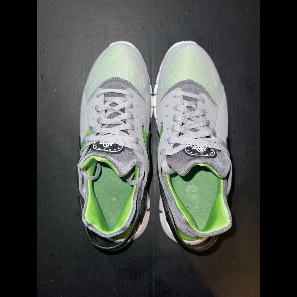 Nike Air Huarache Grey Green White 510801-003 - Size 12 - Picture 8 of 9